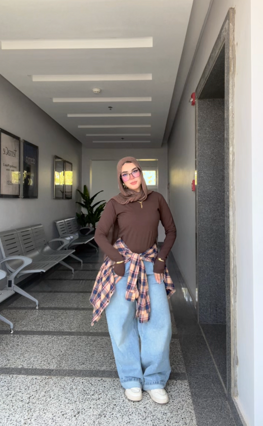 BASIC TOP - Brown